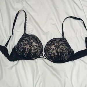 Elegant Black Lace Bra